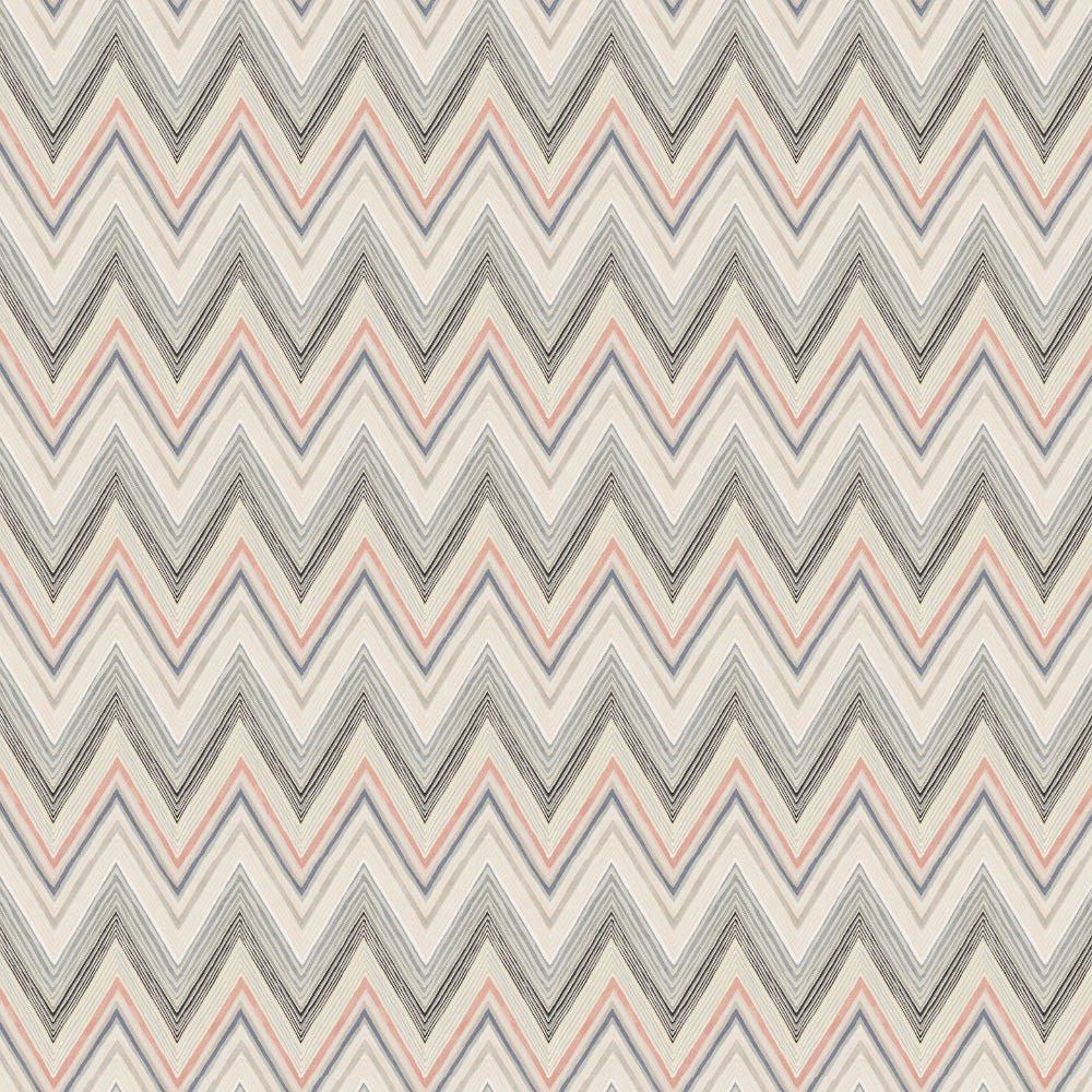 Zigzag Zest Geometric Tan Beige Heavy Satin Room Darkening Curtains Set Of 2 - (DS226C) - Image 6