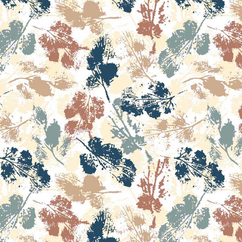 Chromatic Foliage Floral Tan Beige Heavy Satin Room Darkening Curtains Set Of 2 - (DS271D) - Image 6