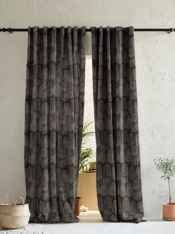Ethenic Room Darkening Curtain Set of 2 - DS471B