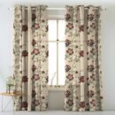 Elegent Indie Print Matt Finish Room Darkening Curtain Set of 2 MTDS516A
