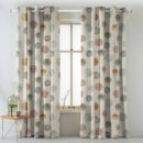 Digital Boho Printed Twill Textured Room Darkening Curtains Set Of 2 - DS530C