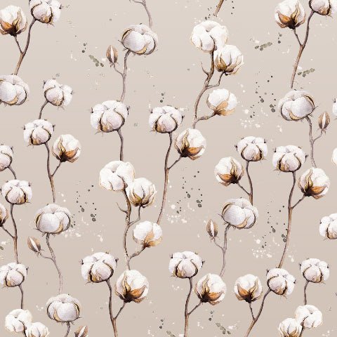 Cotton Blossom Floral Matte Finish Curtain Set Of 2 DS556 - Image 4