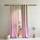 Elegant Ombre Print Room Darkening Curtain - Set of 2 - DSOFC12