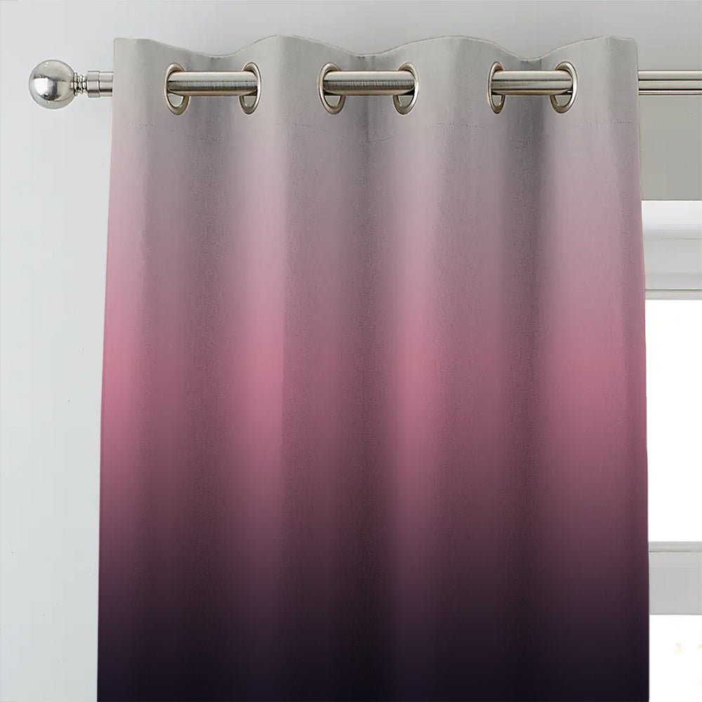Elegant Ombre Print Room Darkening Curtain - Set of 2 - DSOFC15 - Image 3
