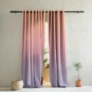 Elegant Ombre Print Room Darkening Curtain - Set of 2 - DSOMBRE19