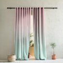 Elegant Ombre Print Room Darkening Curtain Set of 2, OMBRE25