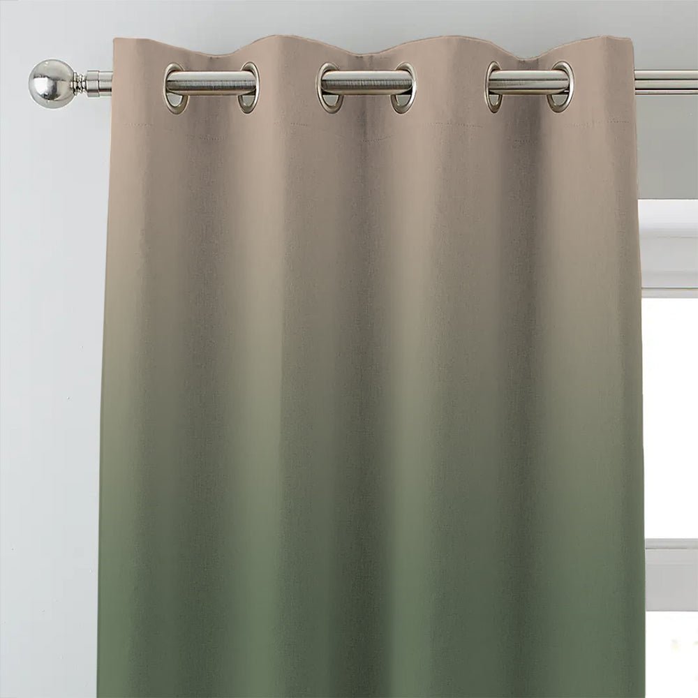 Elegant Ombre Print Room Darkening Curtain - Set of 2 - DSTMI4 - Image 3