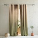 Elegant Ombre Print Room Darkening Curtain - Set of 2 - DSWOVEN5