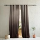 Elegant Ombre Print Room Darkening Curtain - Set of 2 - DSWOVEN9